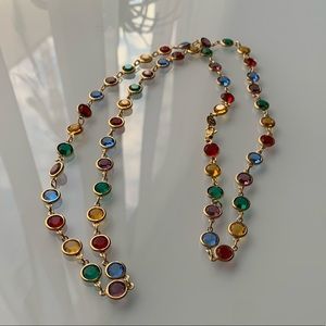 Multi colored necklace